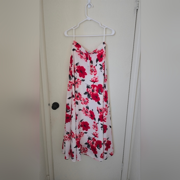 red floral maxi skirt [emily in paris meets carrie bradshaw] - Picture 7 of 7